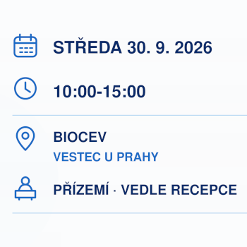 Zveme Vás na výstavku laboratorní techniky a spotřebního materiálu