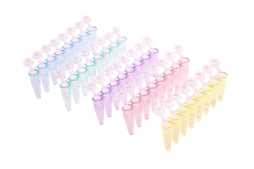 8-Strip PCR zkumavky, individuálně připojené víčko, 0,2 ml (mix barev)